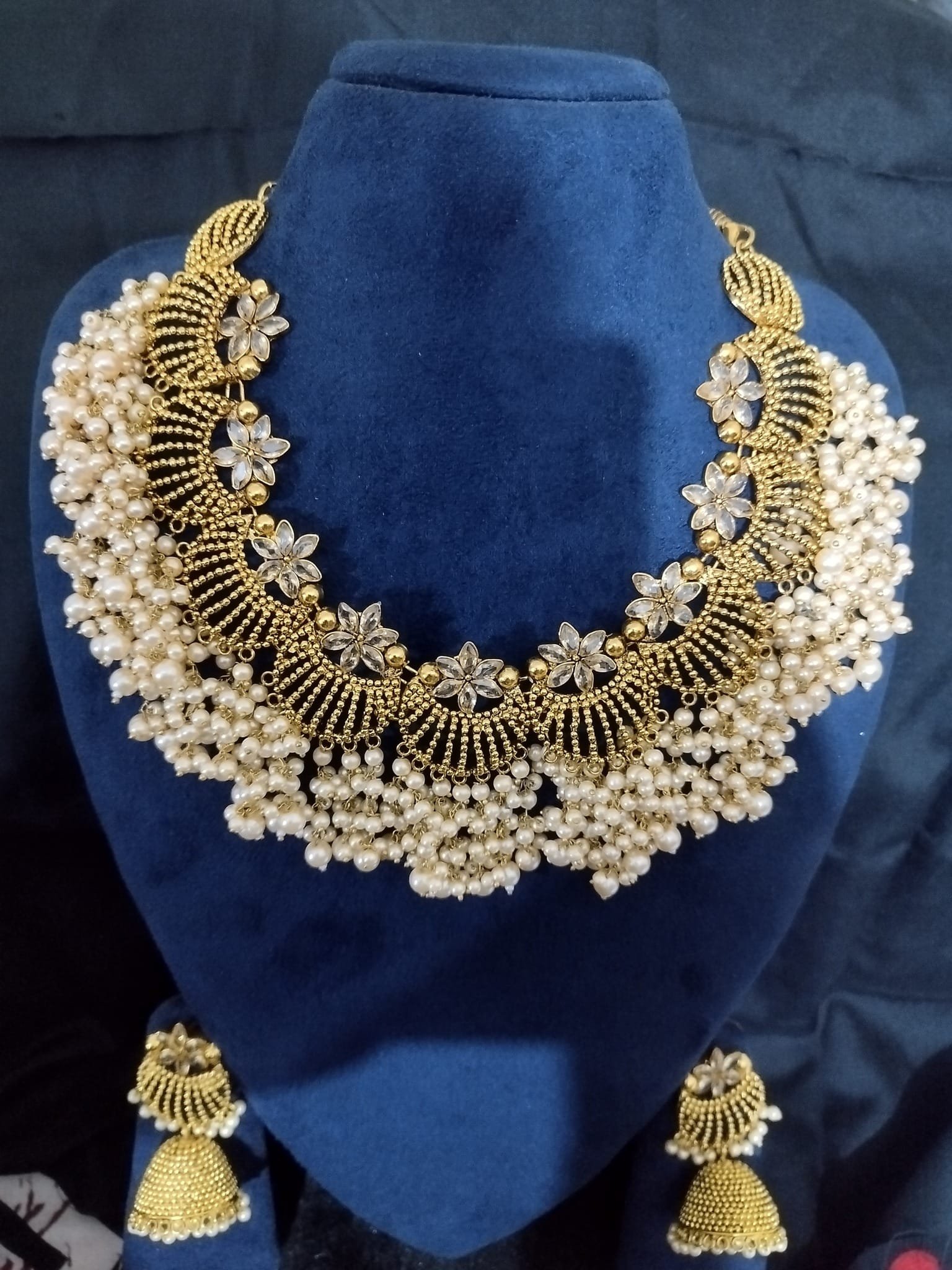 Empress Floral Bloom Necklace Set