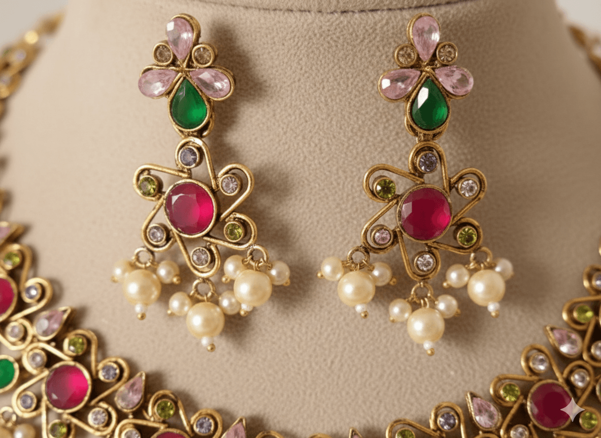 The Rajkumari Heritage Collection: A Symphony of Rubies and Emeralds