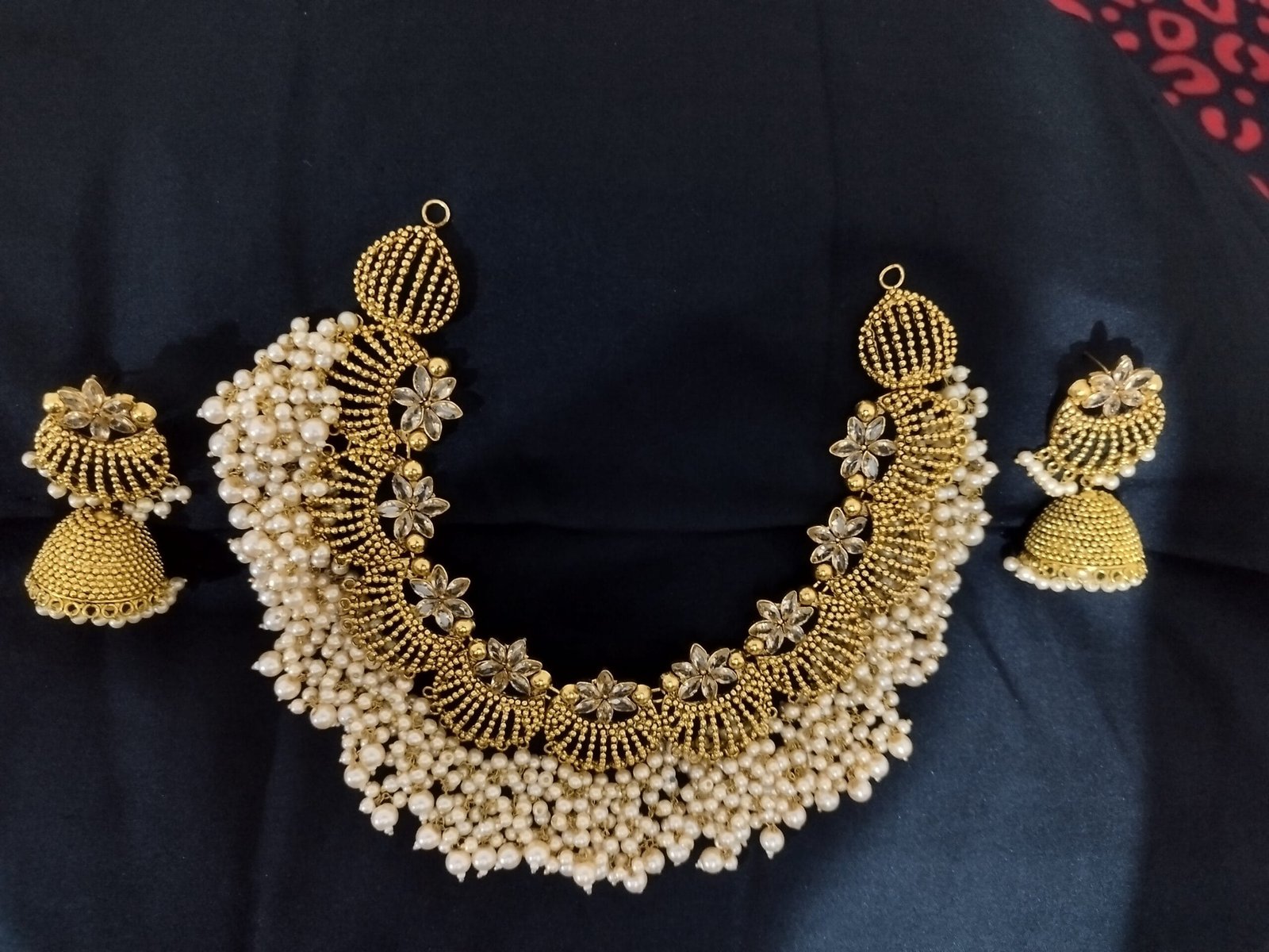 Empress Floral Bloom Necklace Set