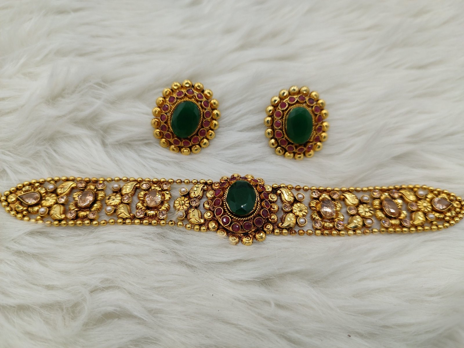Emerald Royale Choker Set