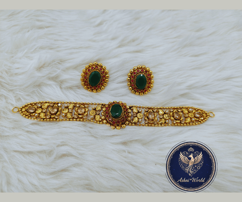 Emerald Royale Choker Set