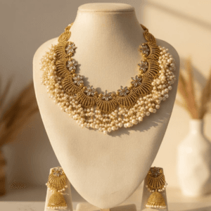 Empress Floral Bloom Necklace Set