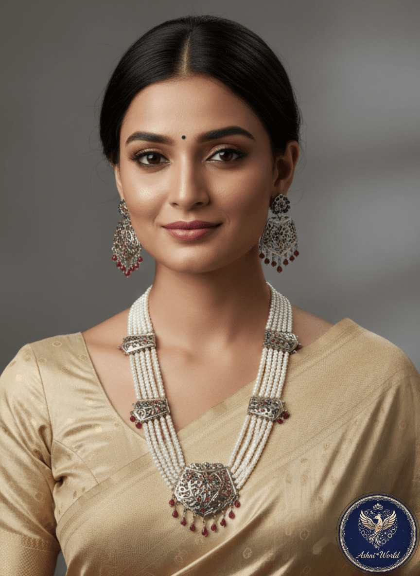 Silver-Plated Shita Har Ensemble
