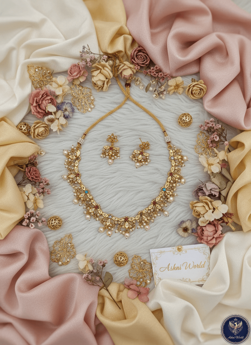 The Eternal Heirloom: Handcrafted Polki & Pearl Symphony