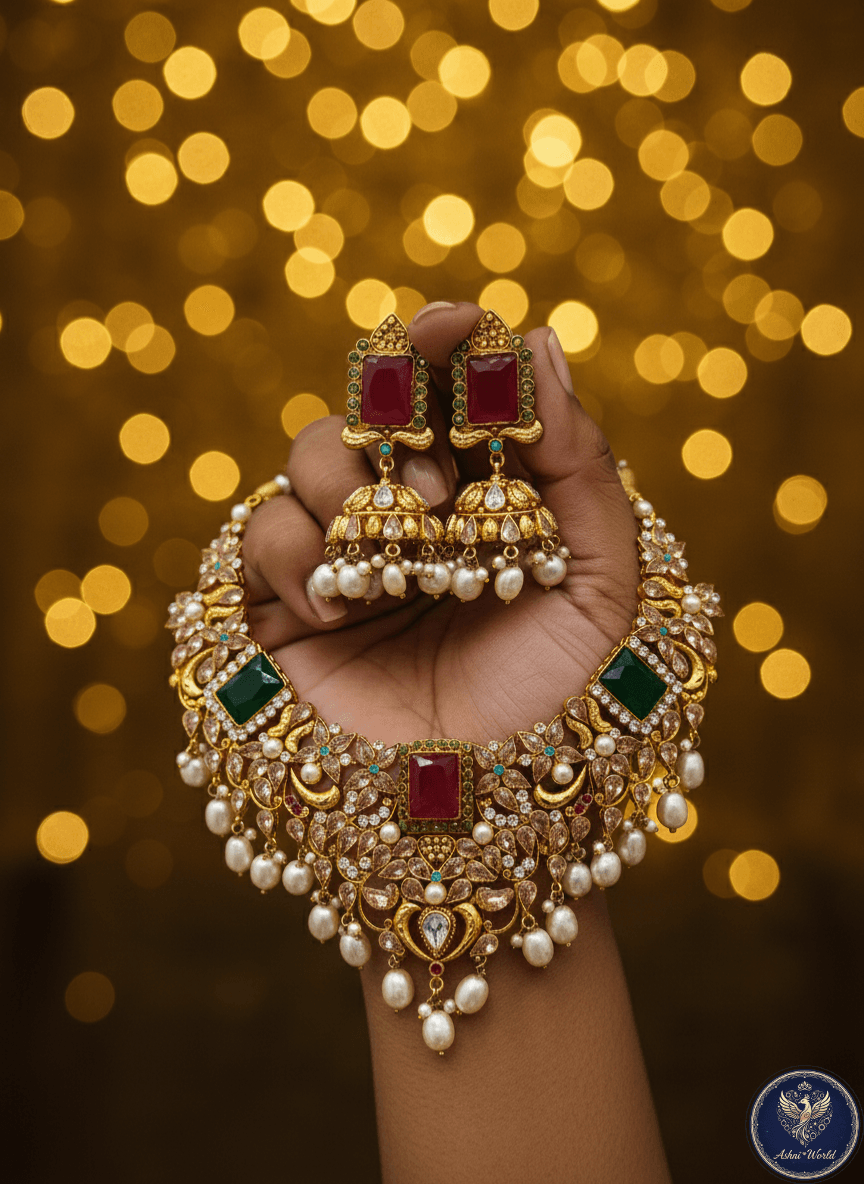 The Regal Heritage Collection: Ashni World Signature Necklace Set
