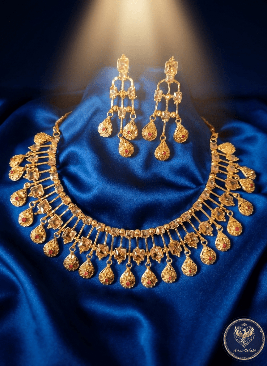 The Rajkumari Polki Ensemble: A Symphony of Golden Grace