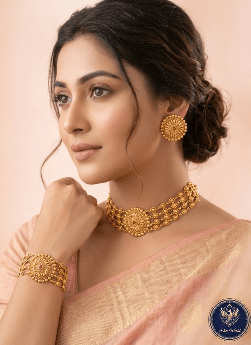 The Regal Aura: Ashni World Signature Choker Set