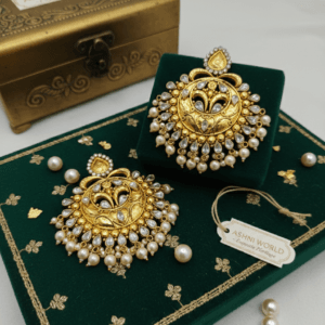 The Noor-E-Zamin Polki Chandbalis: A Radiance Beyond Time