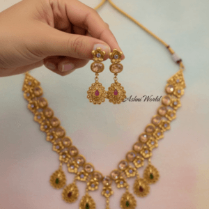 Royal Kundan & Multi-Gemstone Necklace Set