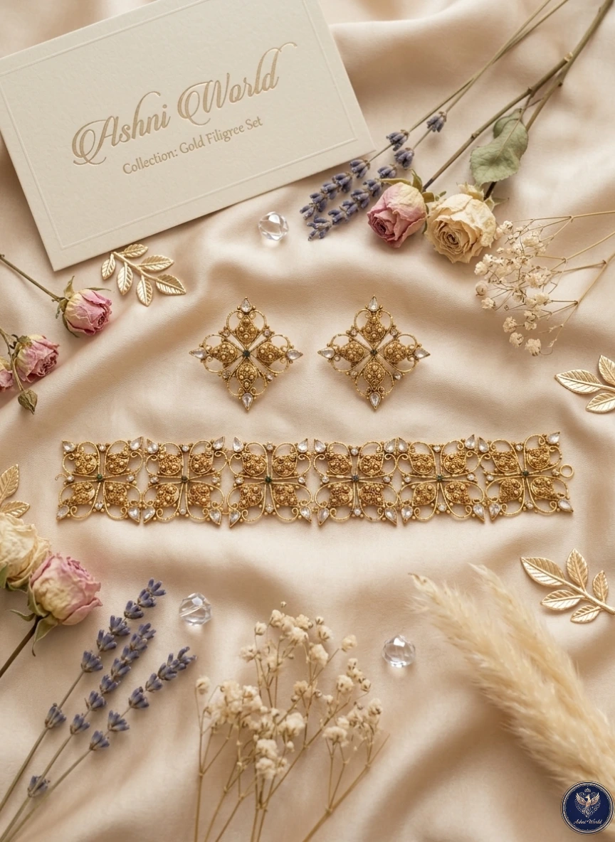 The Regal Swarnalika Choker & Studs