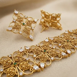 The Regal Swarnalika Choker & Studs