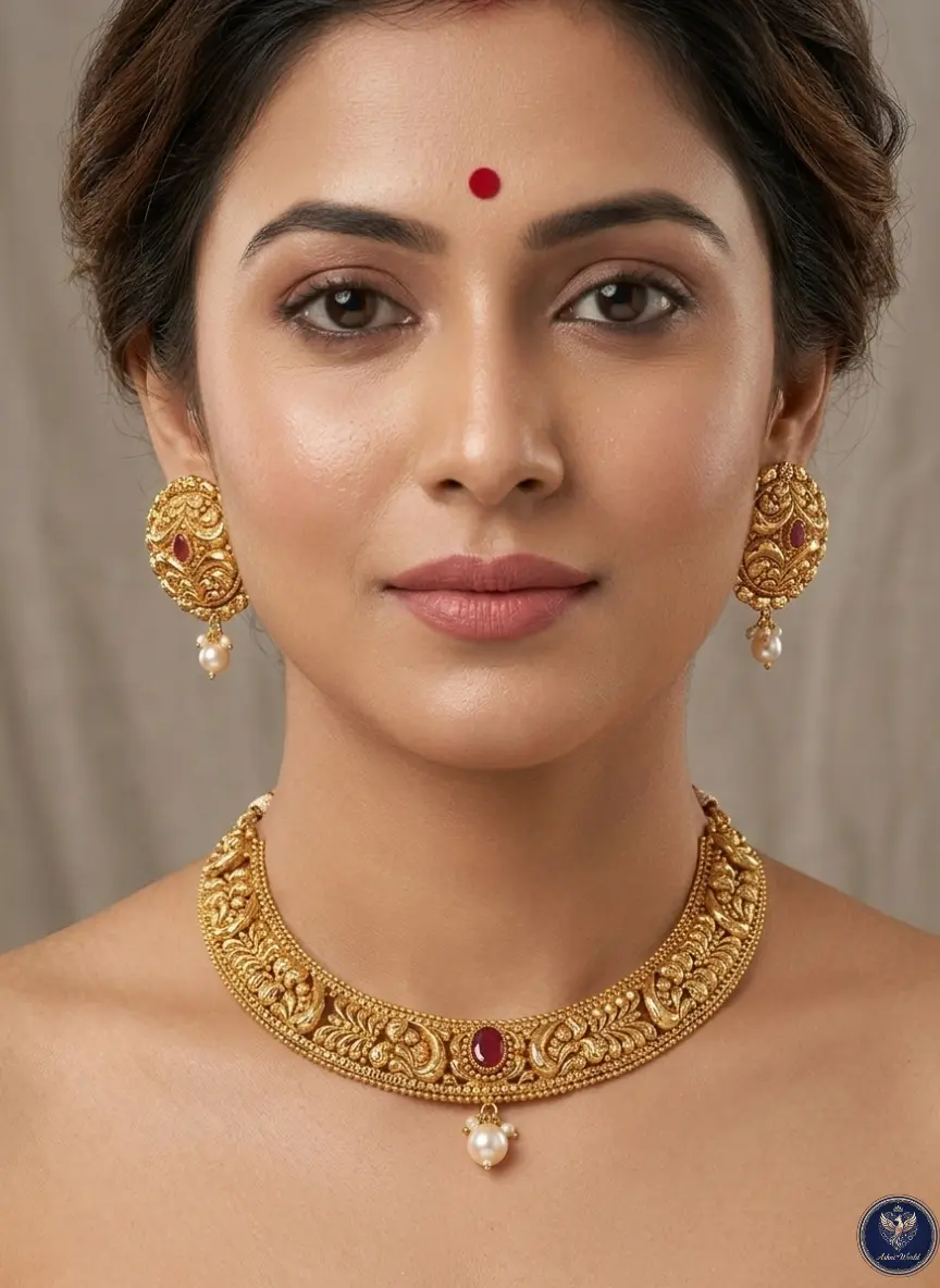 The Rajwadi Heritage Choker Set