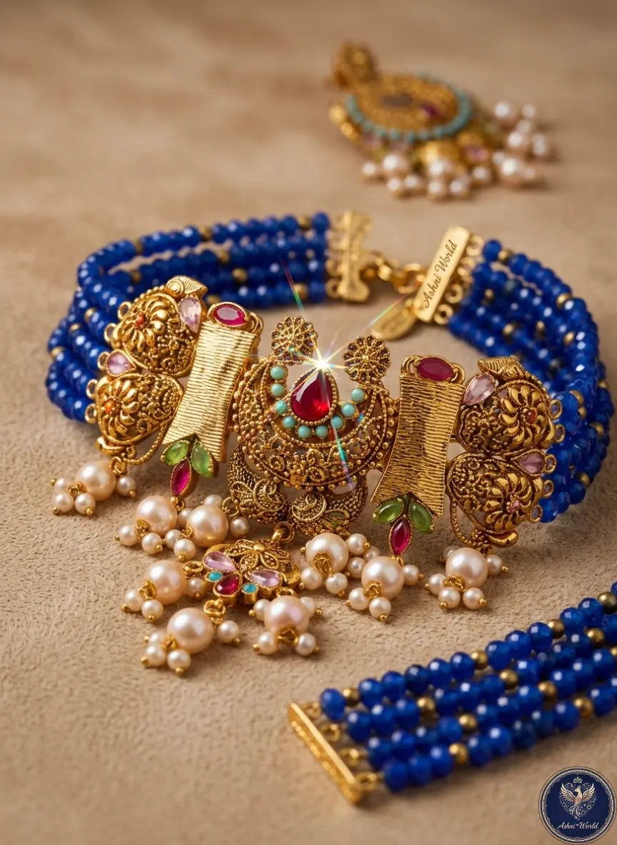 The Royal Azure Heritage Choker Set