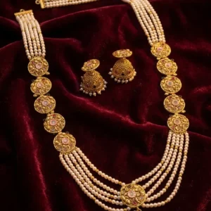 The Regal Empress Shita Har: A Symphony of Pearls and Gold