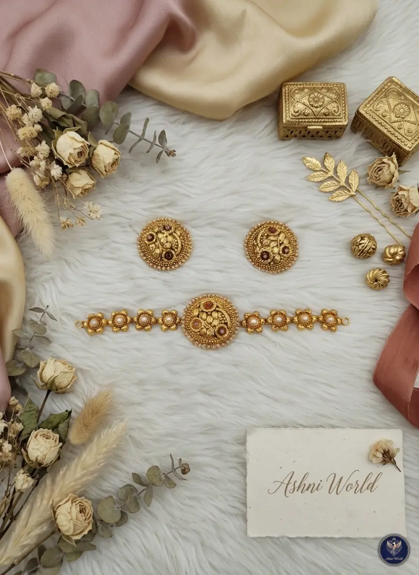 The Rajmata Choker & Earring Set