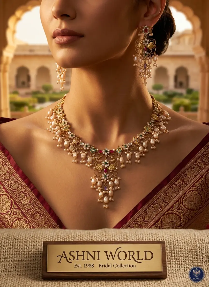 The Empress Filigree Pearl Set