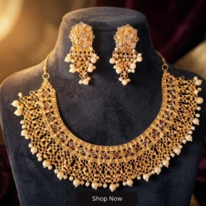 The Shonali Glow: Handcrafted Necklace Set