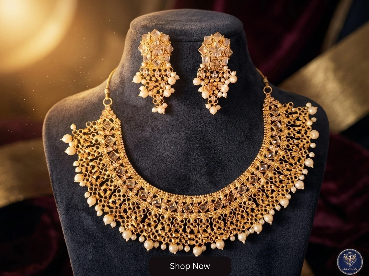 The Shonali Glow: Handcrafted Necklace Set