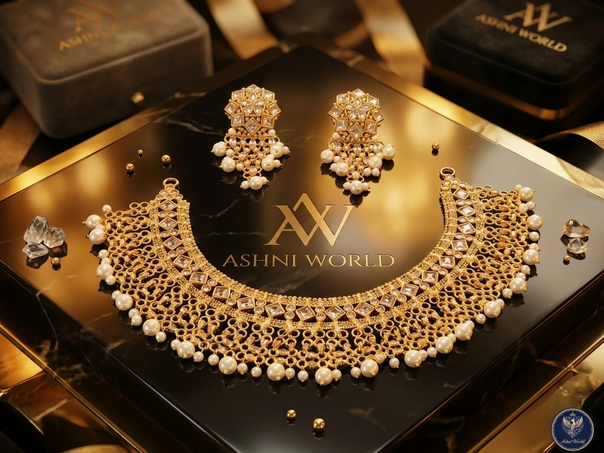 The Shonali Glow: Handcrafted Necklace Set