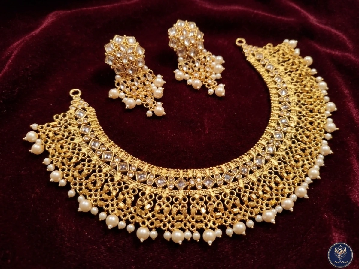 The Shonali Glow: Handcrafted Necklace Set