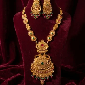 Imperial Nakshi Majesty: Handcrafted Meenakari Shita Har