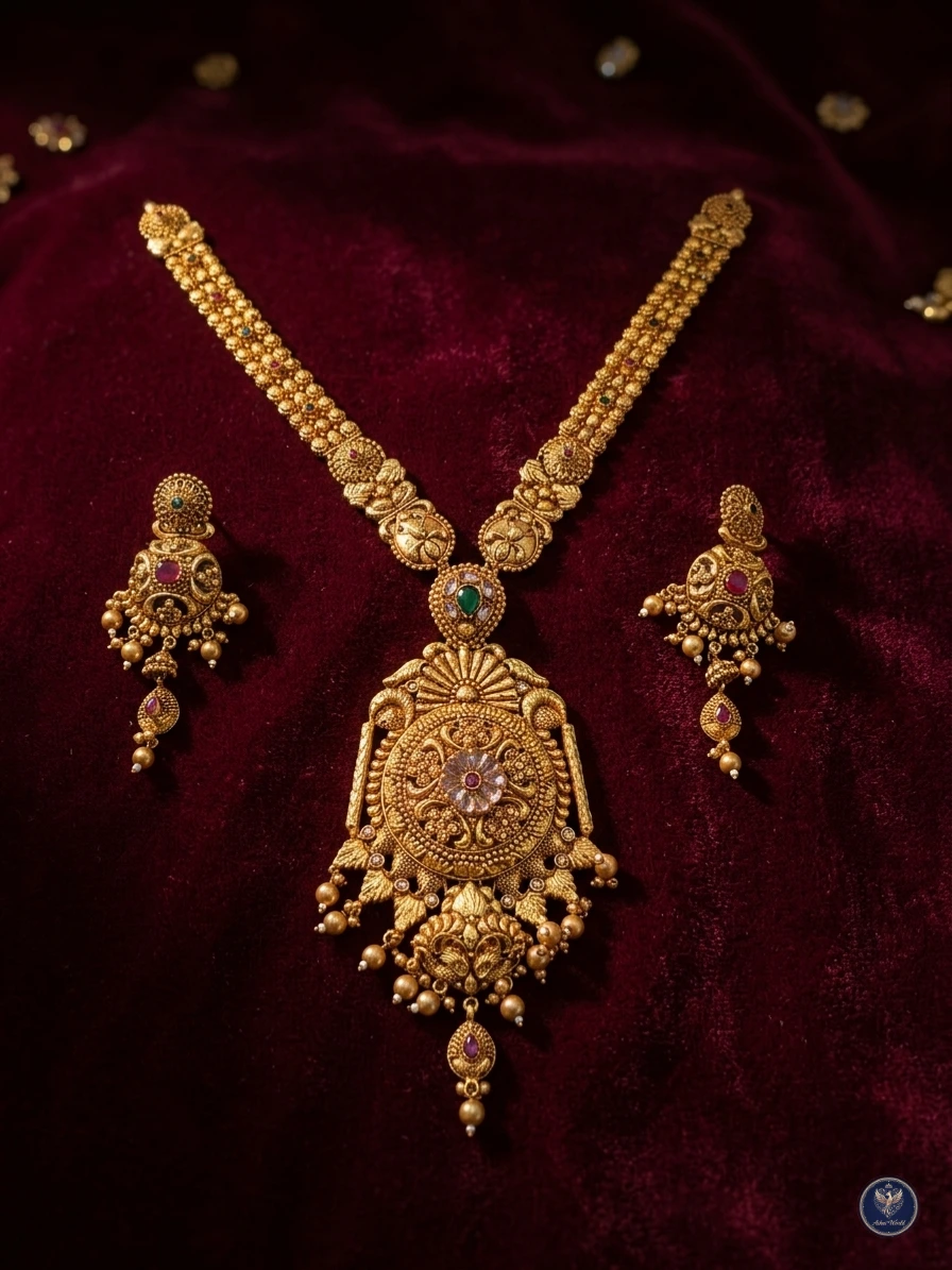 Empress of Elegance: The Ashni World Royal Shita Har Set