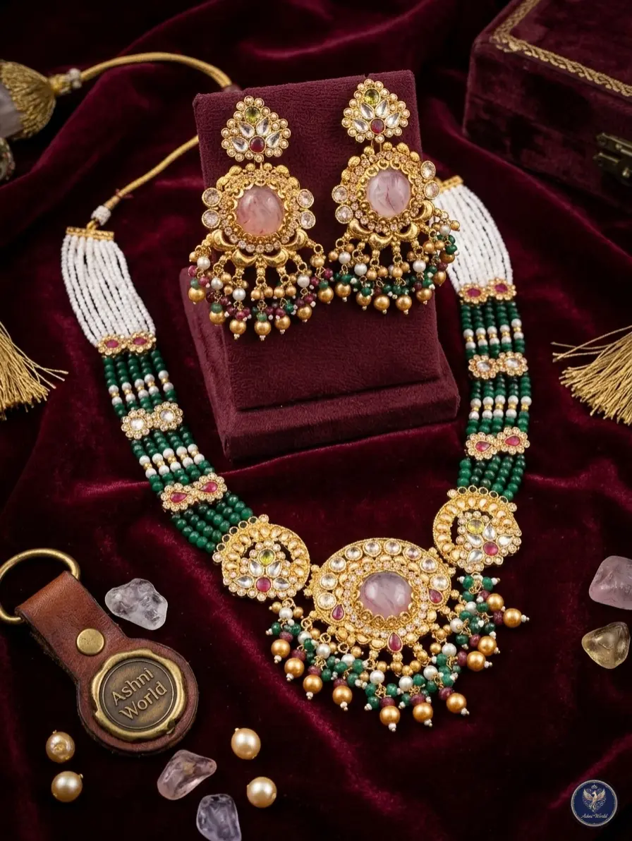 The Rajwadi Empress Necklace Set | The Imperial Collection