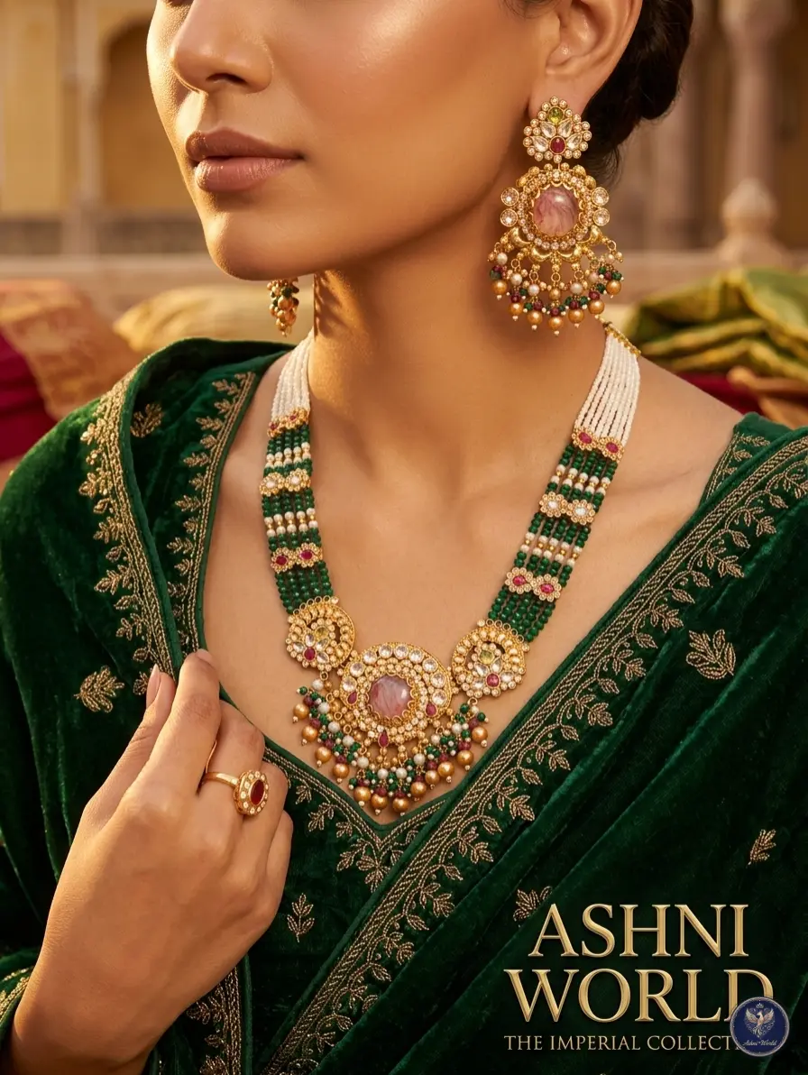 The Rajwadi Empress Necklace Set | The Imperial Collection