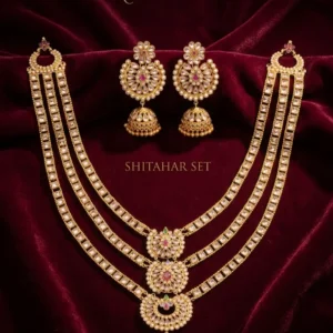 Royal Heritage Triple-Layered Gold-Plated Shita Har