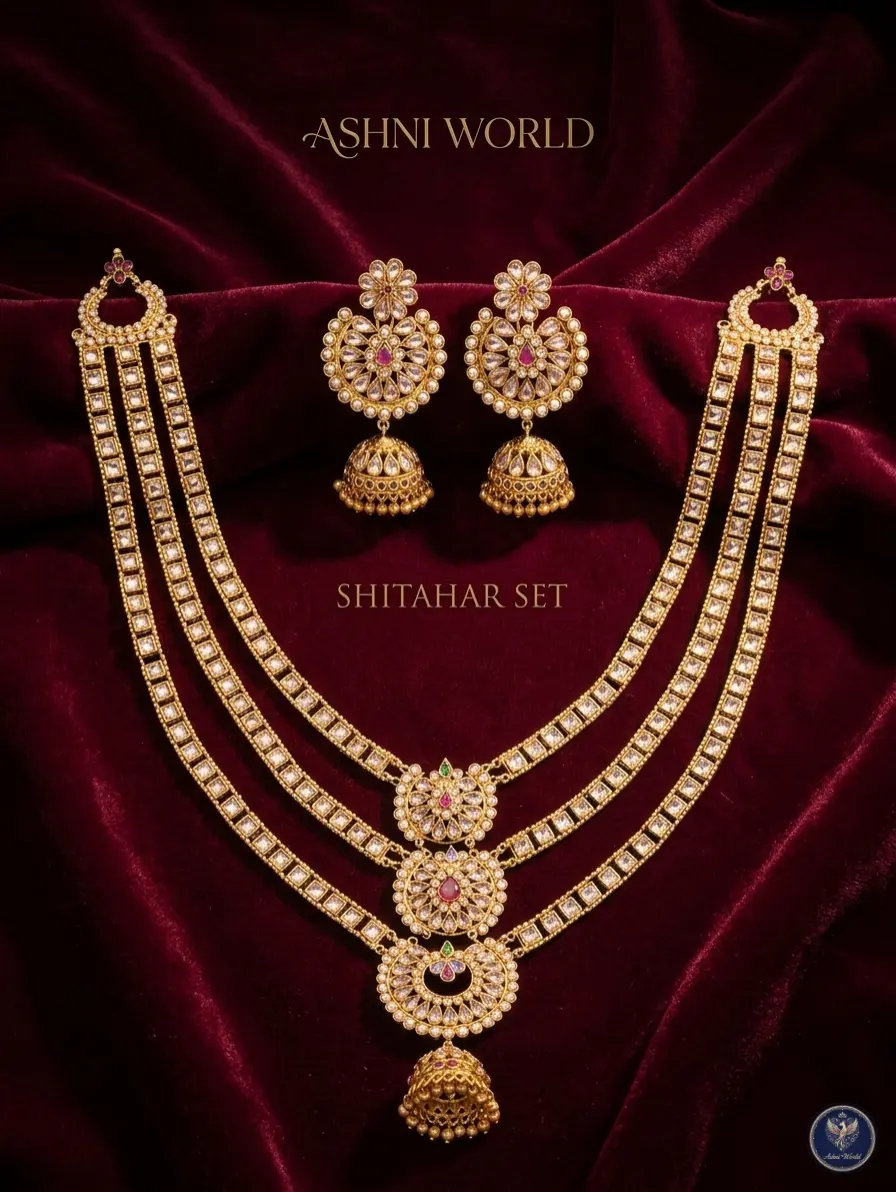 Royal Heritage Triple-Layered Gold-Plated Shita Har