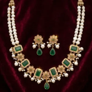 Ashni World Emerald Pearl Royale Set