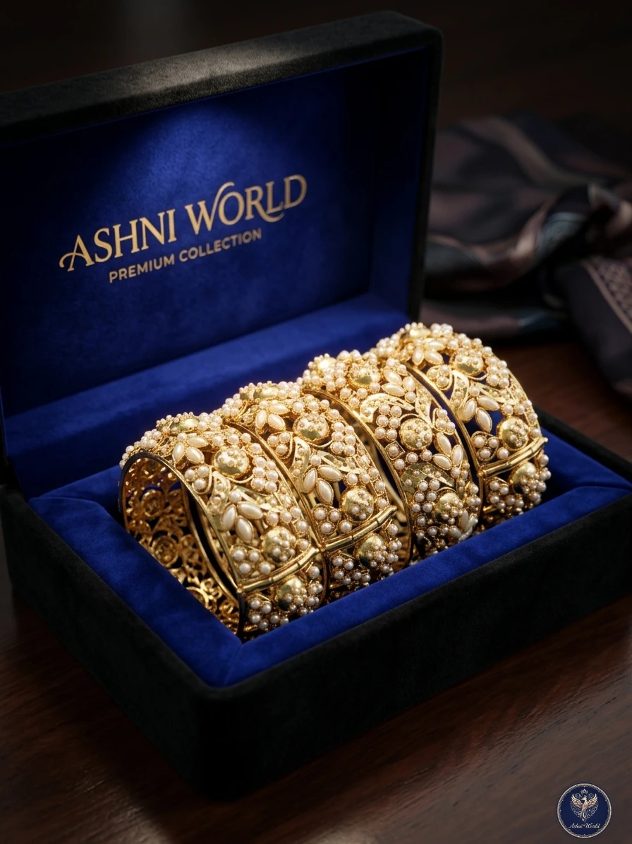 The Nizam Pearls Filigree Kada