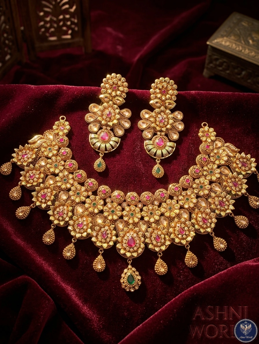 The Imperial Mayurika Heritage Choker Set