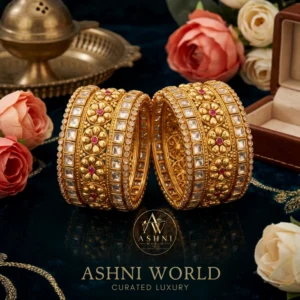 Royal Noor Kundan Statement Bangles