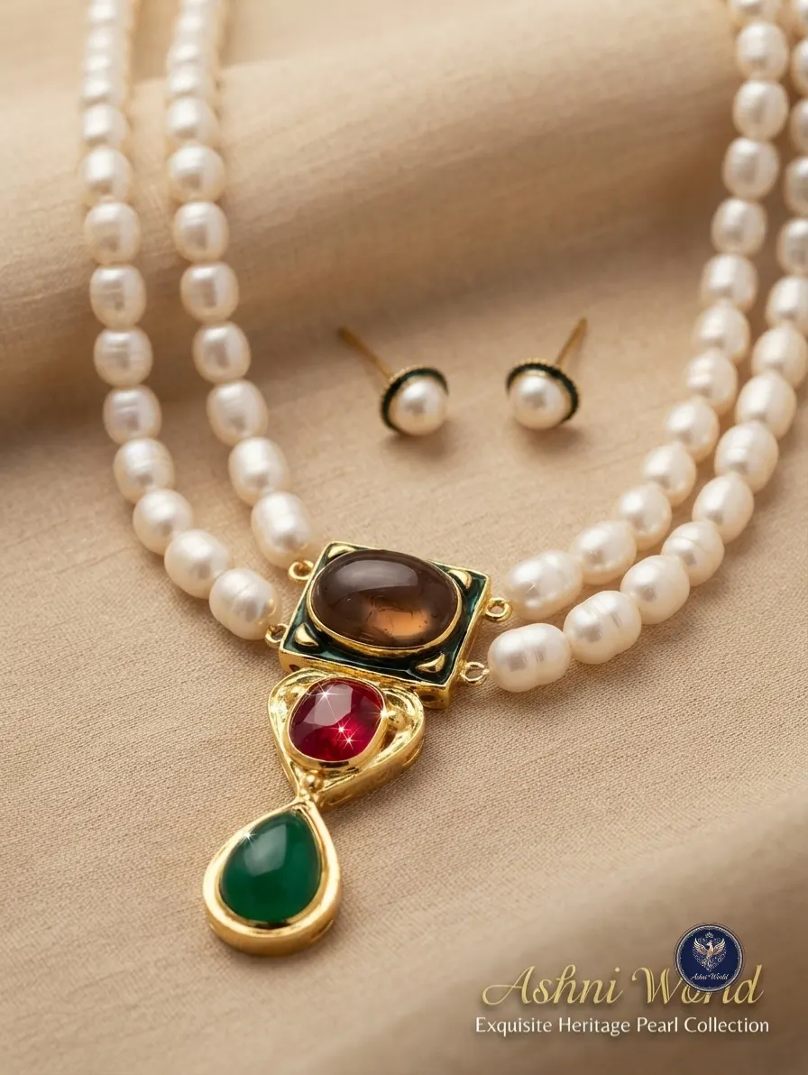 The Empress Heritage Pearl & Gemstone Shita Har