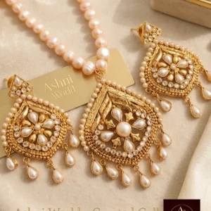 The Rajkumari Heritage Pearl Pendant & Necklace Set