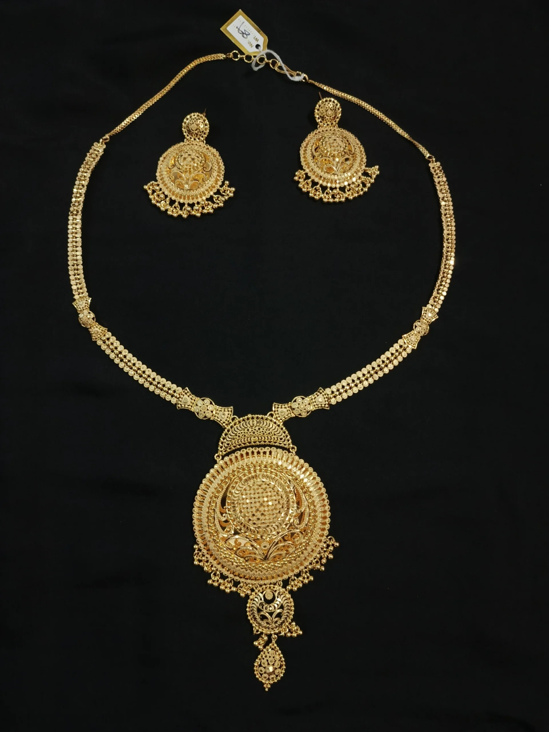 Royal Filigree Gold-Polished Shita Har Set