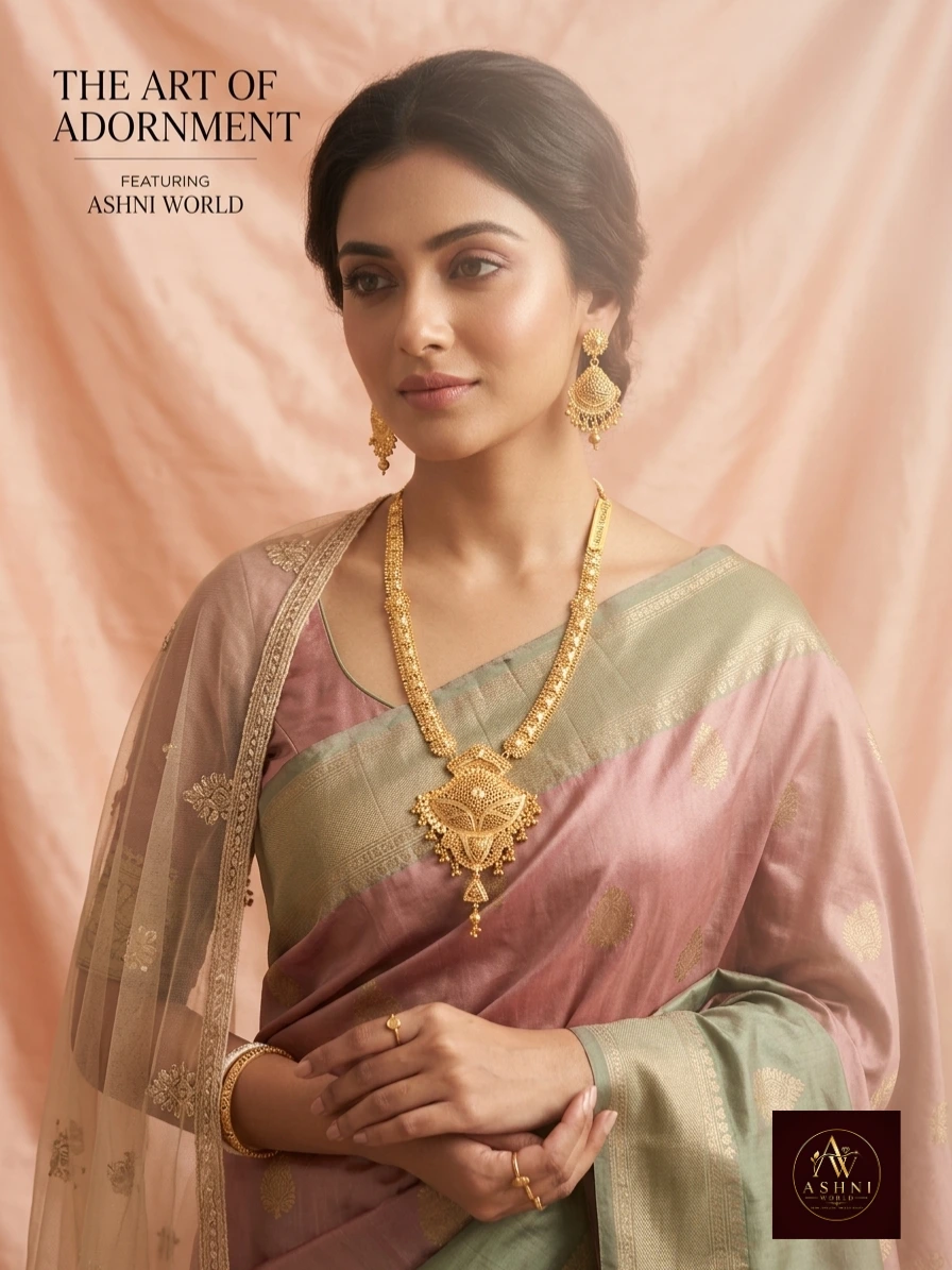 Royal Craftsmanship Gold-Polished Shita Har Set