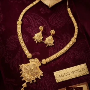 Royal Craftsmanship Gold-Polished Shita Har Set