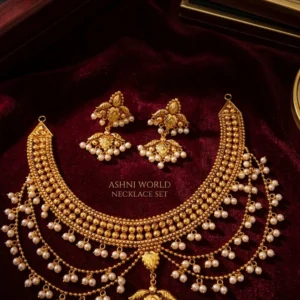 Royal Pearl Layered Necklace Set