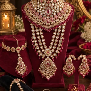 Royal Ruby Kundan Bridal Jewellery Set