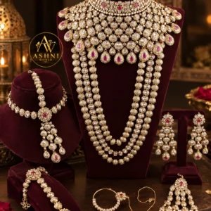 Ruby Royale — Heritage Bridal Jewellery Set
